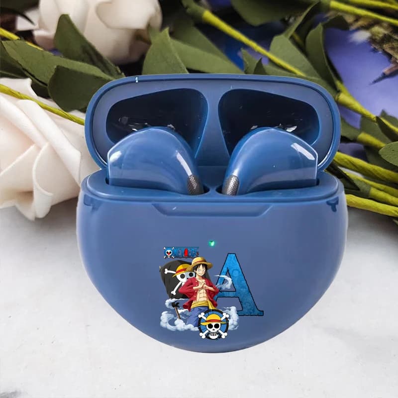 Bluetooth One Piece Rufy Wireless Bluetooth Headset Auxiliary with Noise Cancellation With Mic Wireless Headphones Pro6 Gift