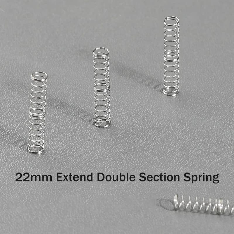 Molla interruttore tastiera meccanica 22mm Molla interruttore Mx personalizzata a due stadi 35g 37g 45g 50g 55g 62g 67g 70g 80g 150g