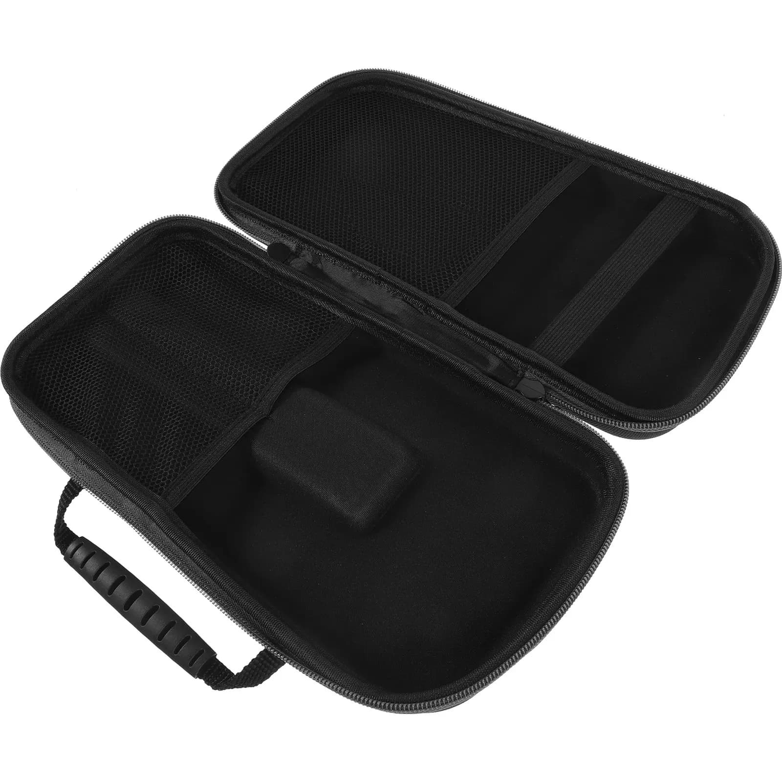 Custodia Rigida in EVA per Microfono Wireless con Cerniera e Interno in Rete per Accessori Microfono, Protezione da Polvere, Urti e Graffi, Ideale per Viaggi
