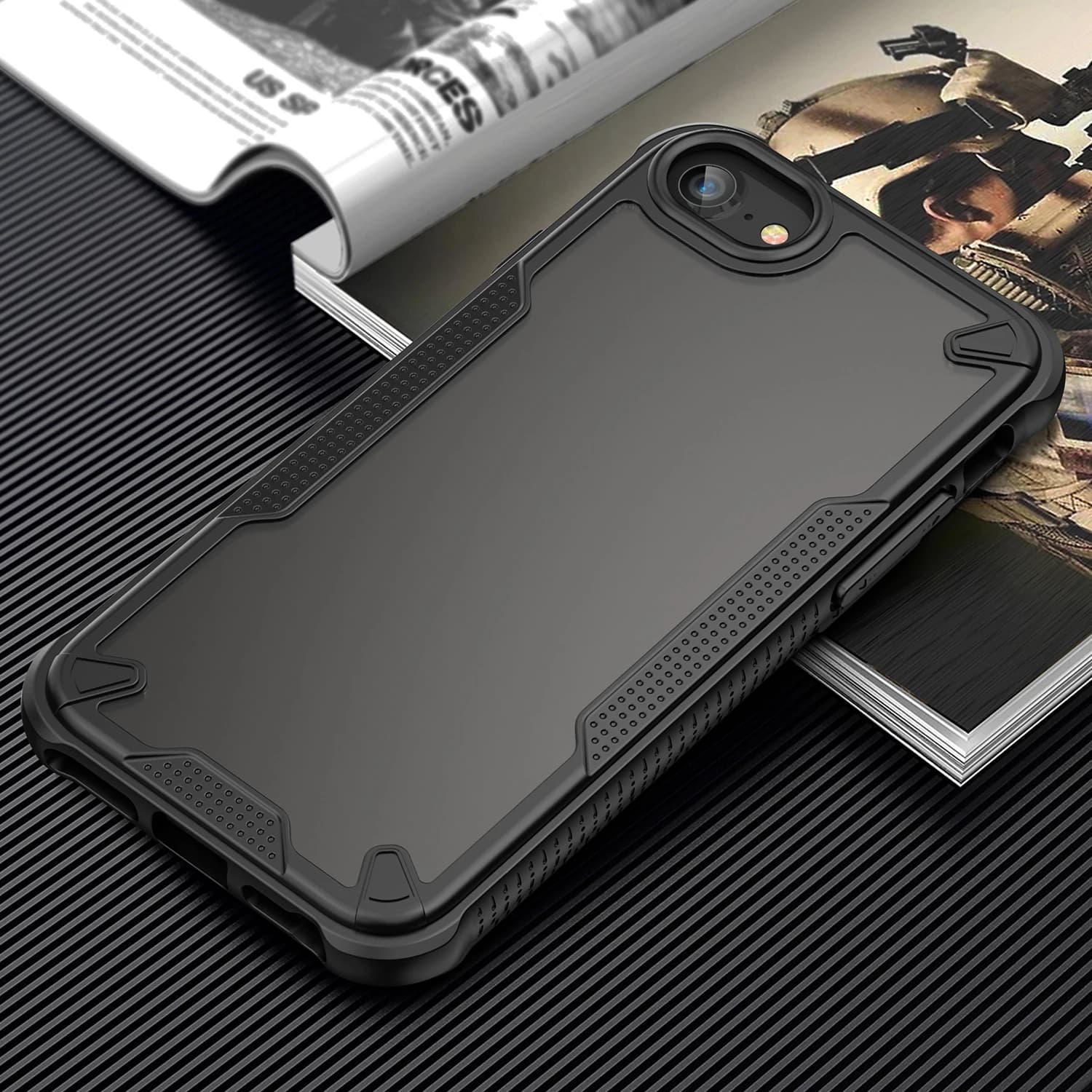 Per iPhone 7 6 custodia protettiva all-inclusive 7 Plus custodia per cellulare iPhone 8 Plus alla moda personalizzata traslucida per iPhone 8