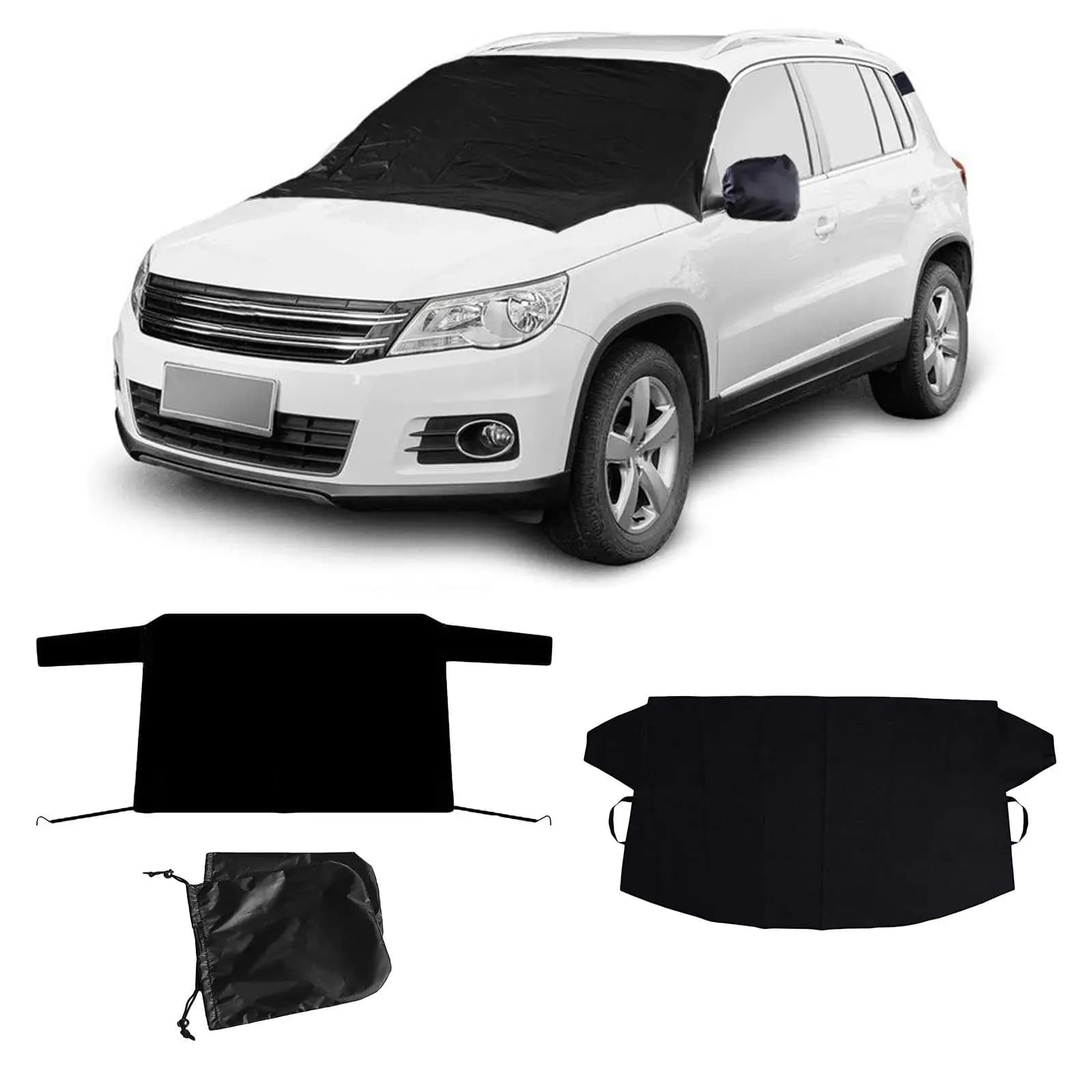 Parabrezza per auto Protezione per copertura da neve Protezione invernale per neve, ghiaccio, pioggia, polvere, parasole per auto, camion, SUV