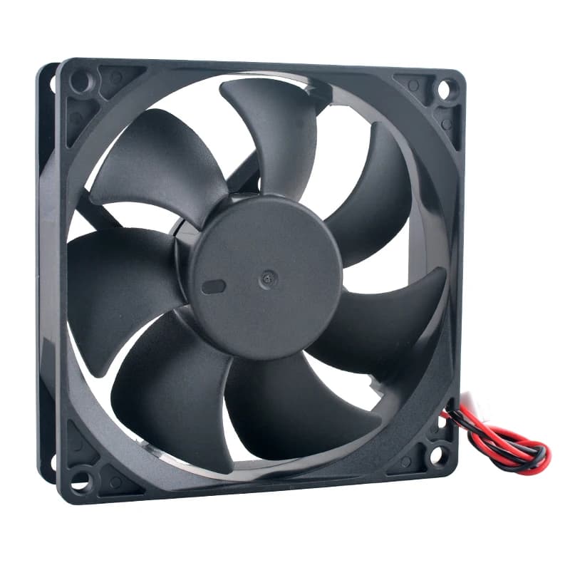 ACP9025 92x92x25mm Ventola di raffreddamento assiale DC5V/12V/24V 2Pin per chassis Alimentazione inverter Raffreddamento Flusso d'aria elevato Funzionamento silenzioso