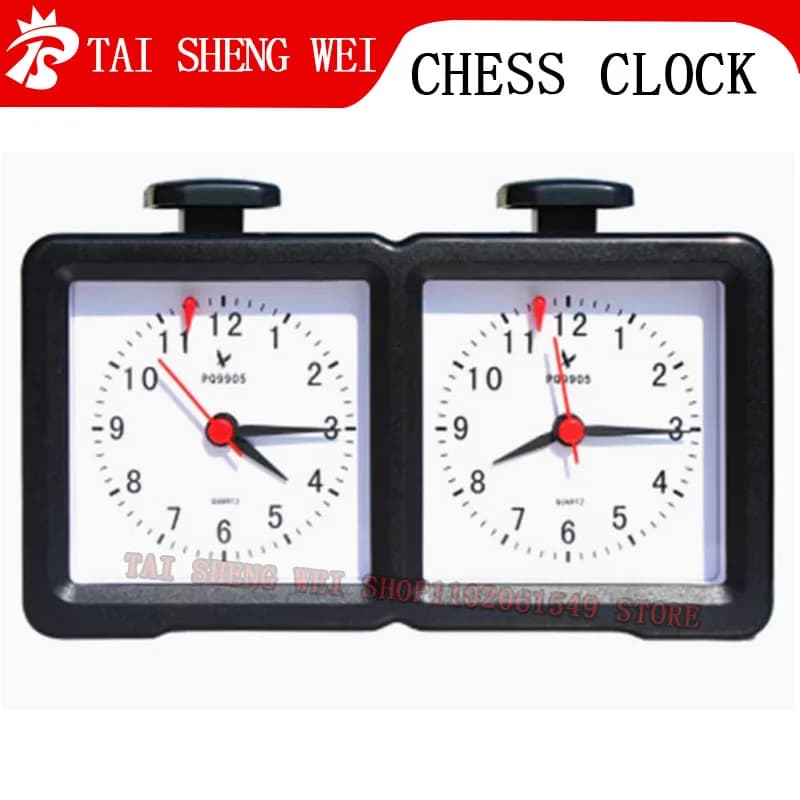 LEAP PQ9905 Quarz Orologio da scacchi digitale Conto alla rovescia Timer Orologio da scacchi elettronico sportivo I-GO Gioco da tavolo da competizione Orologio da scacchi