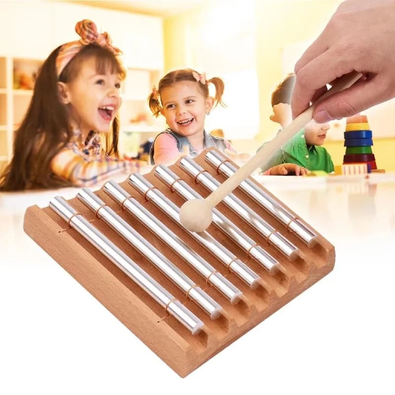 Meditation Chimes Wooden Sound Bundle Percussion Wind Chimes Children's Musical Bell Adult Energy Sound Beam Relaxation Tools