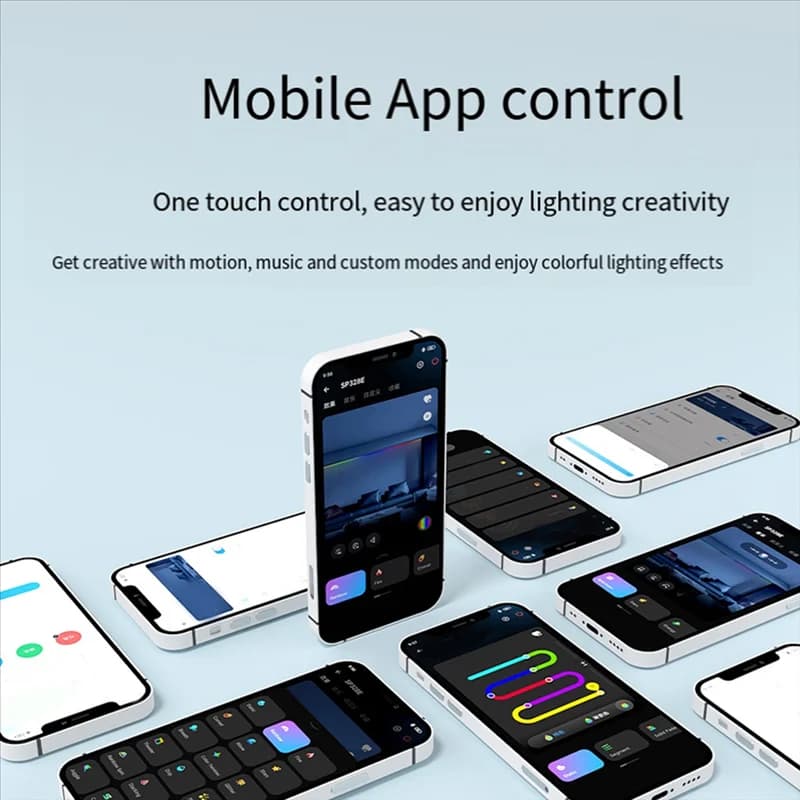 AA60-SP328E Controller LED SPI con mesh APP Bluetooth Amplificatore di segnale wireless Controllo sincronizzazione Dimmer RGB indirizzabile