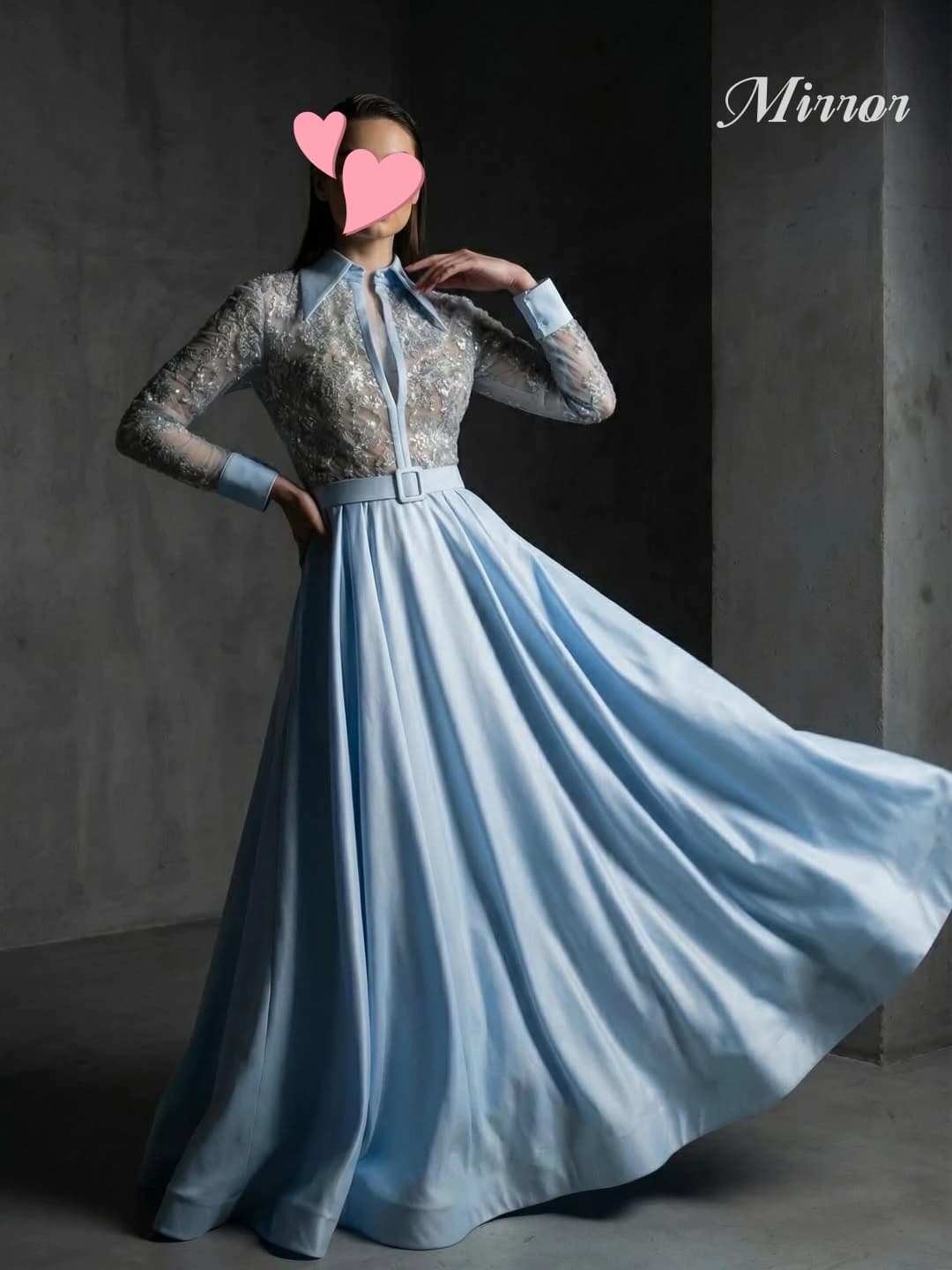 Abito da Sera Elegante Vintage con Perline Blu e Pizzo in Raso, Linea A, Personalizzabile, per Occasioni Formali, Balli di Gala e Feste