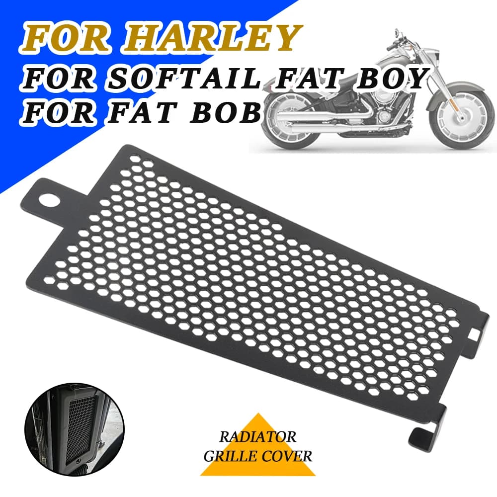 Motorcycle Accessories Radiator Guard Grille Cover Grill Protection Mesh For Harley Fat Bob 114 FXFBS Softail Slim FLSL Fat Boy