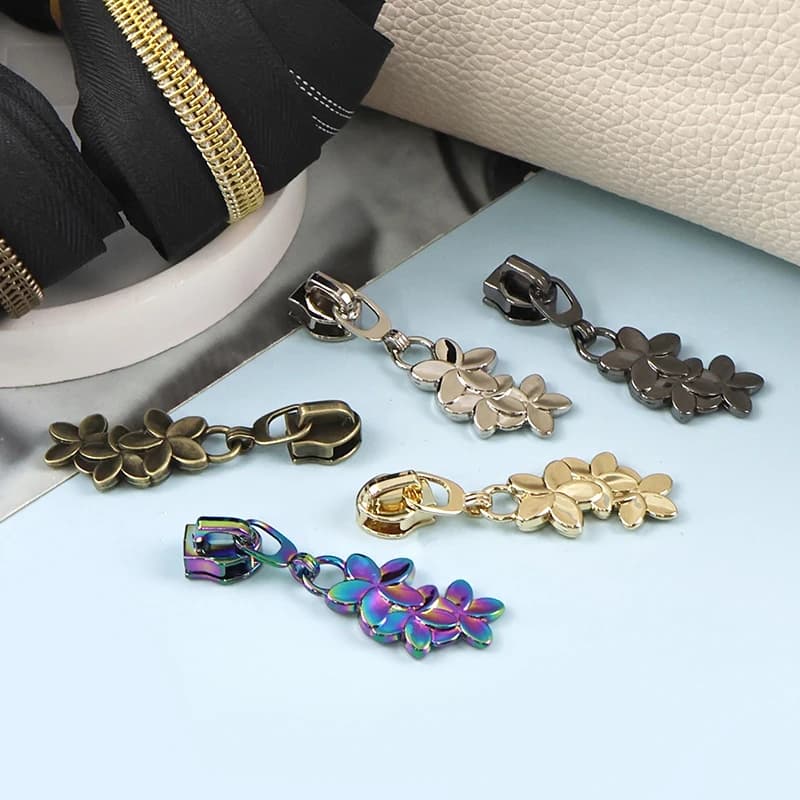 2/5M 5 # Cerniera in nylon per metro Cerniere Borsa scorrevole Giacca Tasca con cerniera Chiusure Estrattore per zip Kit di riparazione Accessori per cucire indumenti