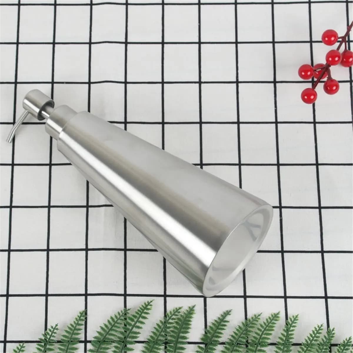 Home Tool Stainless Steel Soap Dispenser 800ml for Bathroom Countertop