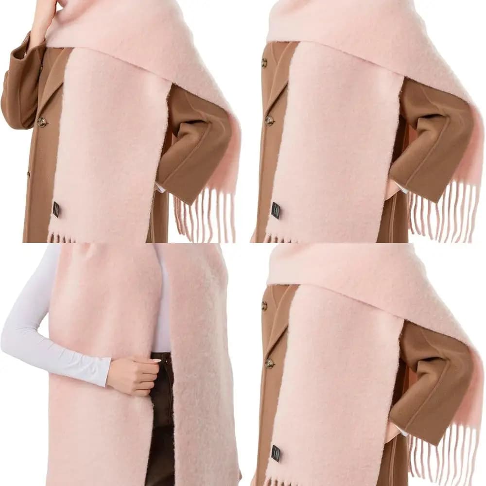 Lussuosa sciarpa invernale in lana 93x12 con confezione regalo - Accessorio unisex ideale