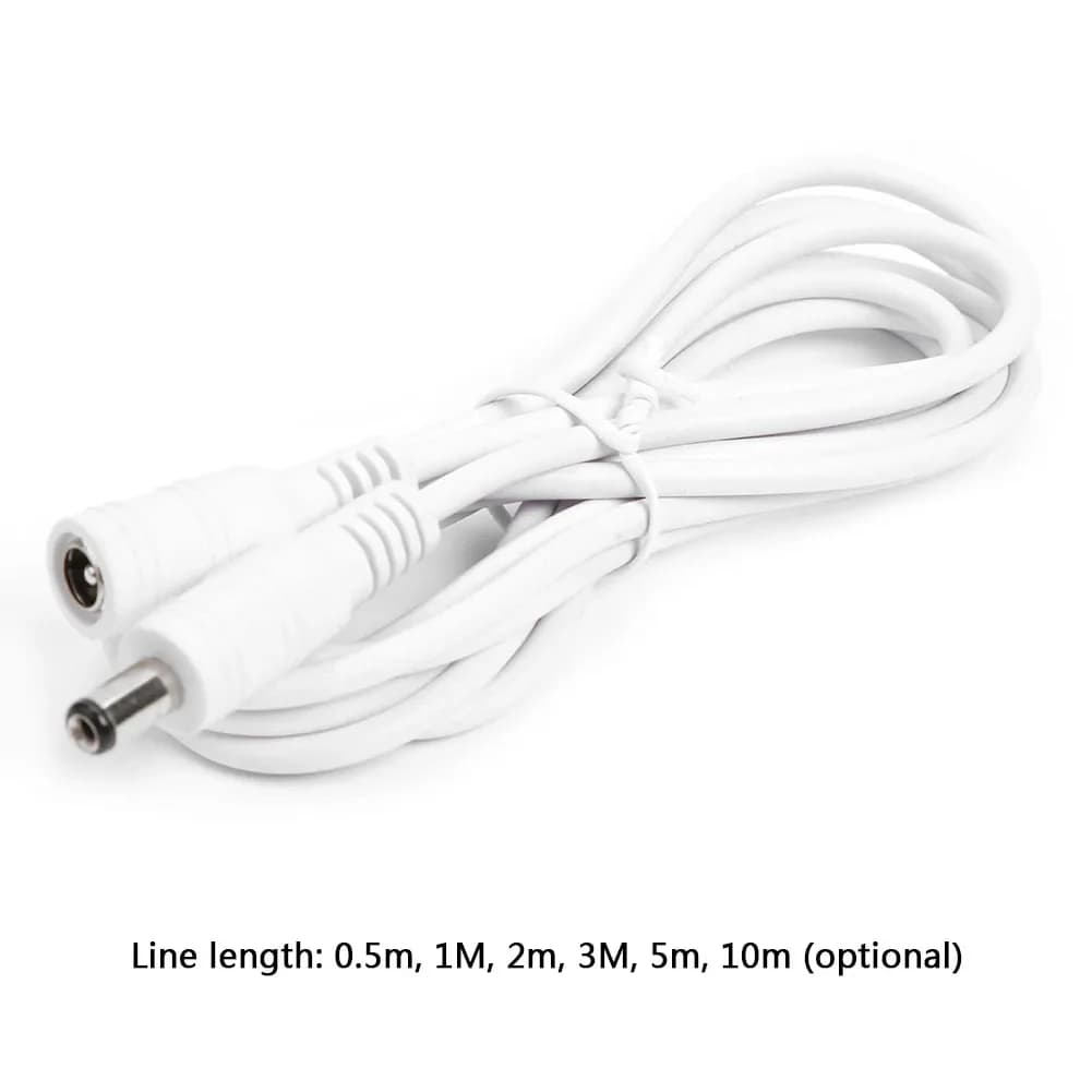 Cavo di alimentazione di prolunga DC 12V 0.5/1/2/3/5/10m cavi di prolunga di alimentazione per telecamere di sicurezza Wifi/AHD/IP telecamera CCTV 5.5*2.1mm