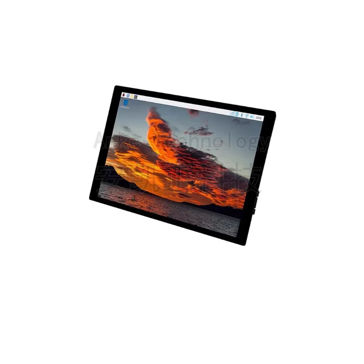 Display Weixue RasWeixue da 8 pollici per Raspberry Pi, 1280×800 pixel, interfaccia DSI, schermo IPS capacitivo touch a 10 punti