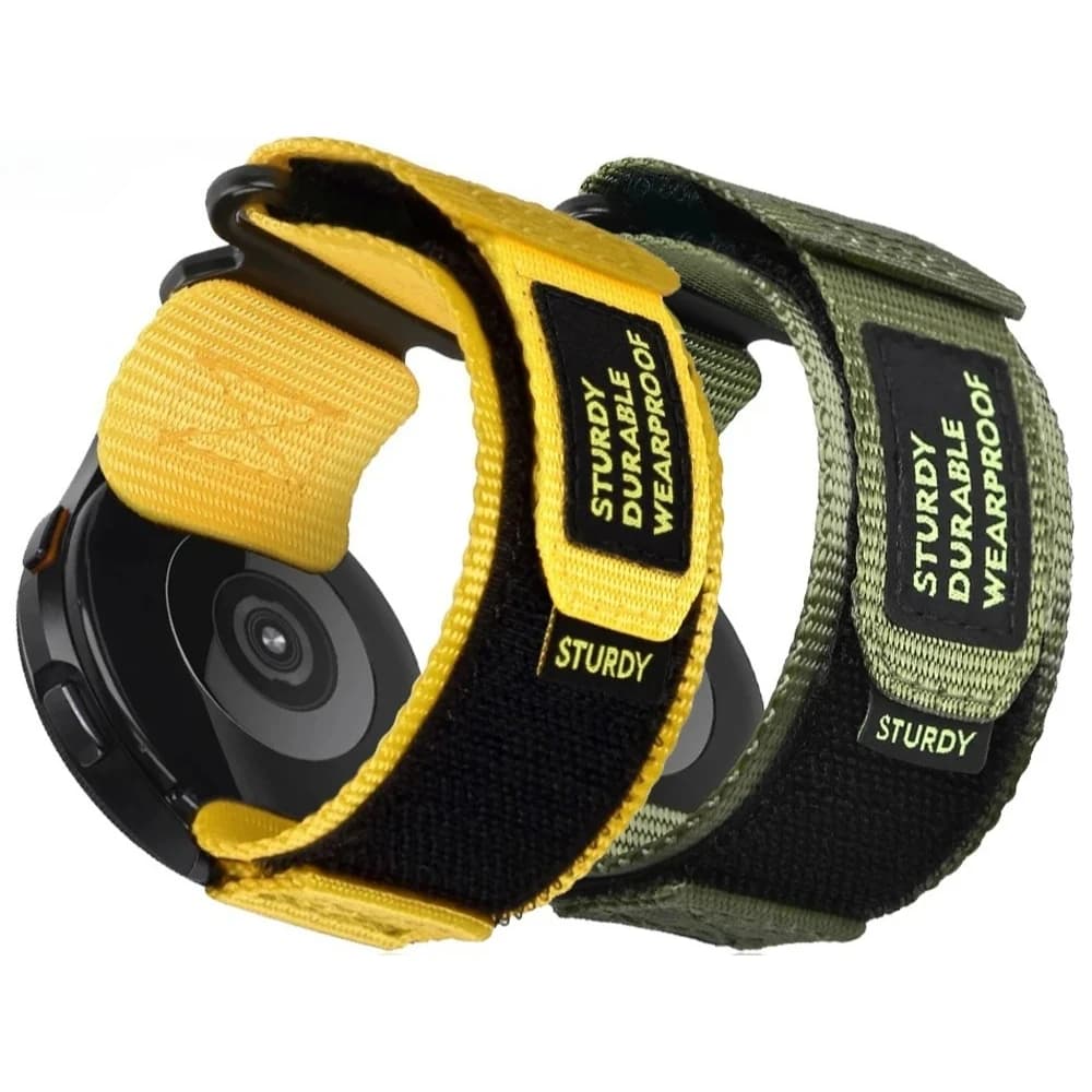 22mm 20mm Due passanti in nylon con velcro per Samsung Galaxy Watch Series e Gneral Watch in dimensioni 20/22mm Cinturino sportivo in tela