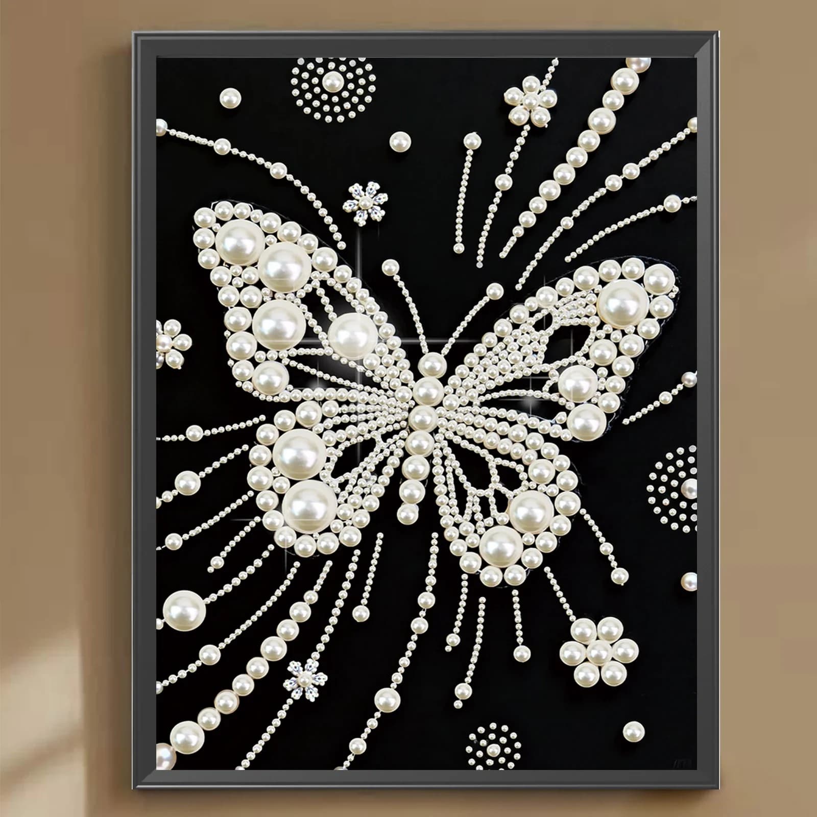 Kit Pittura con Perle Fai-da-Te per Adulti/Principianti, Regalo, Decorazione Casa, Quadri con Perle e Gemme, Arte e Artigianato 30x40cm Senza Cornice