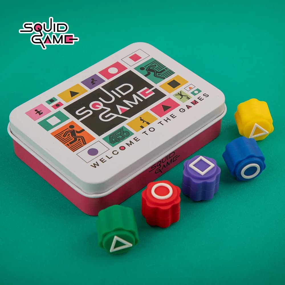 Squid Game Officially Licensed Game Disk Collectible Featuring Shapes Birthday Gift For Adults Home Decor Desk Toy Set