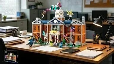 Bandai Innovative 76294 Premium Mutant Academy Model Bricks 3093pcs Collection Celebration Gifts compatible with LEGO bricks