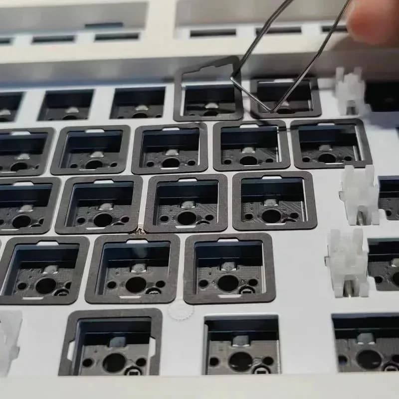 120 pcs Poron IXPE EVA Pad for hot replaceable mechanical keyboard switch reduce noise keypad pads foam pads on shaft
