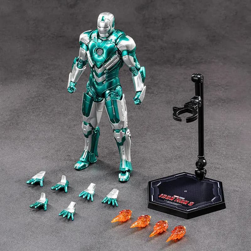 New Zd Toys Mk31 Iron Man Action Figure Movable Joints Collectible Model Desktop Decoration Birthday Gift