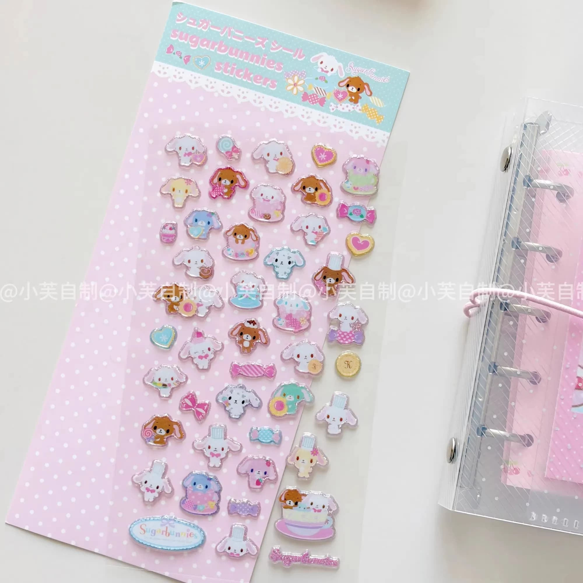 Nuovi Adesivi 3D Usahana Sugarbunnies, Decorazioni per Diario delle Ragazze, Adesivi Decorativi Fai-da-Te per Cover Telefono e Fotocamera, Regalo