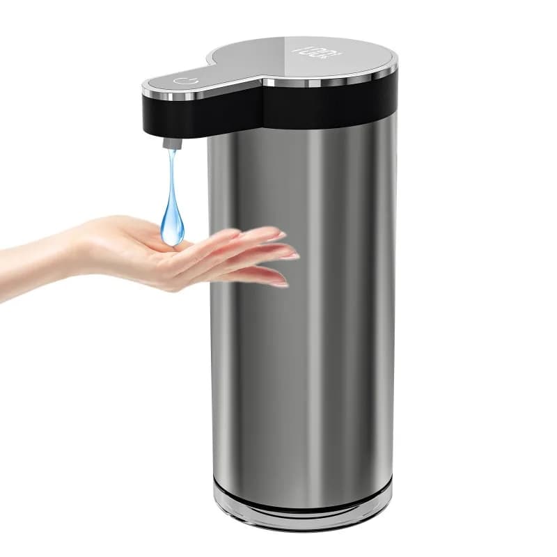 Dispenser di Sapone Automatico Senza Contatto in Acciaio Inox 304 da 350Ml per Esterni e Hotel