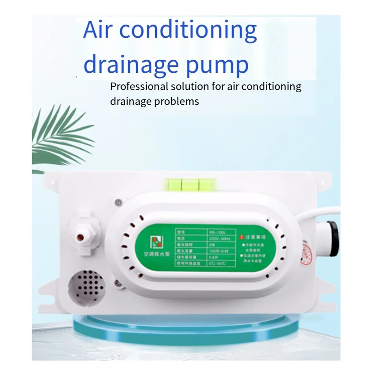 Pompa di condensa AA98 220V Scarico automatico per rimozione HVAC 100L/H per pompa di rimozione condensa deumidificatore