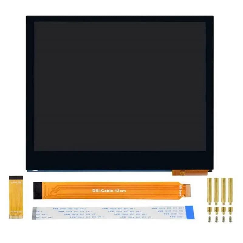 3.5-inch DSI Capacitive Touch Display, 5-point Touch, 640 x 480 Pixel for Raspberry Pi Series Cards, IPS Display Panel