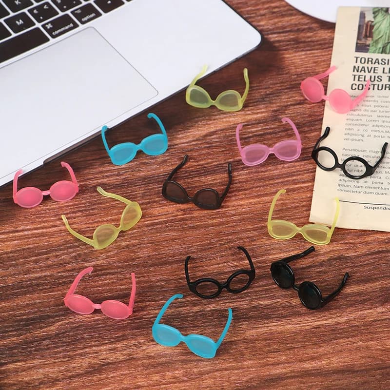 20pcs Doll Sunglass Fashion Multicolor Accessories For 1/6 17/30cm Doll GiftToys