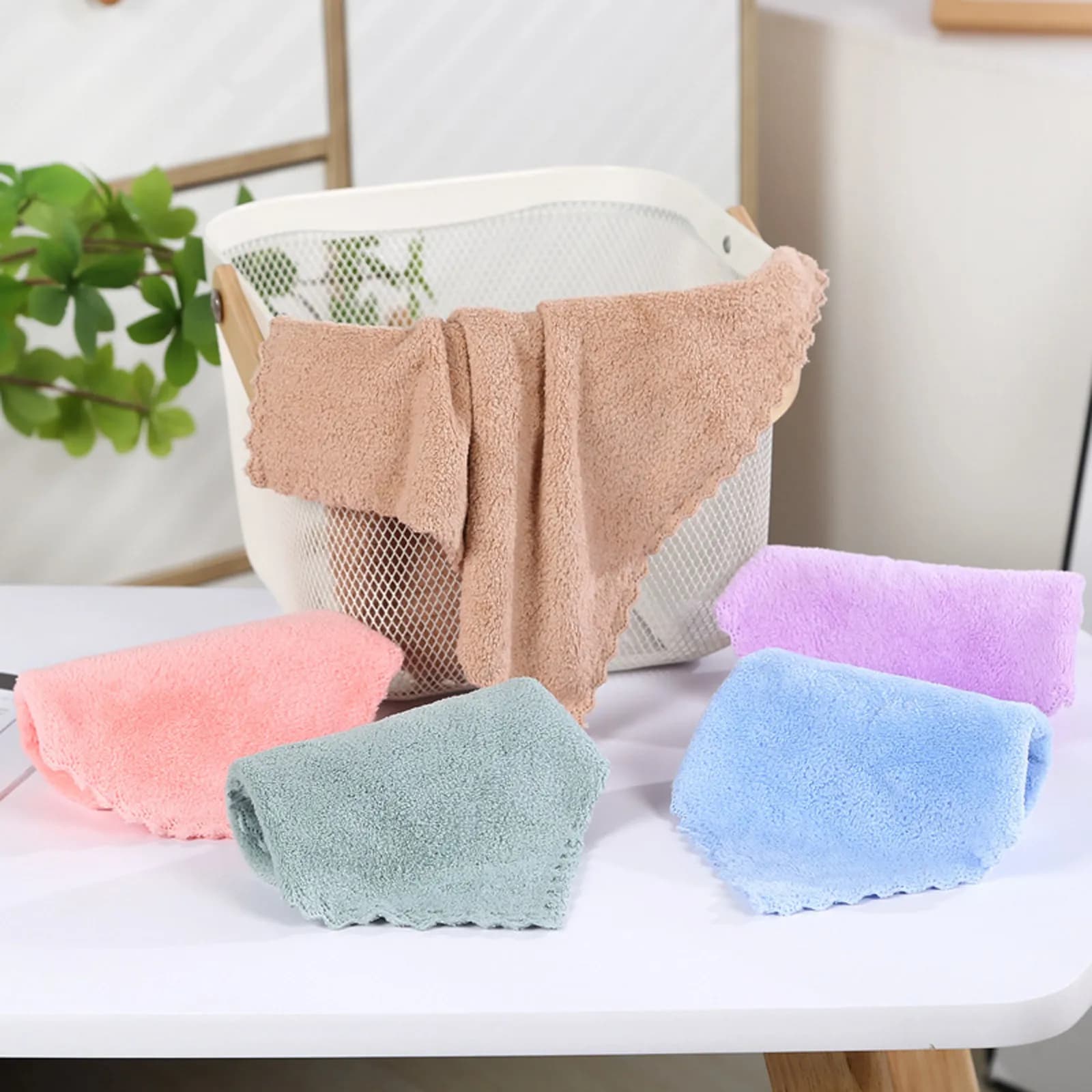 Set di 5 Asciugamani per Animali Domestici, Ultra Assorbenti e Traspiranti, Utilizzabili Come Tappetino per Letto, Nido o Trasportino in Tutte le Stagioni