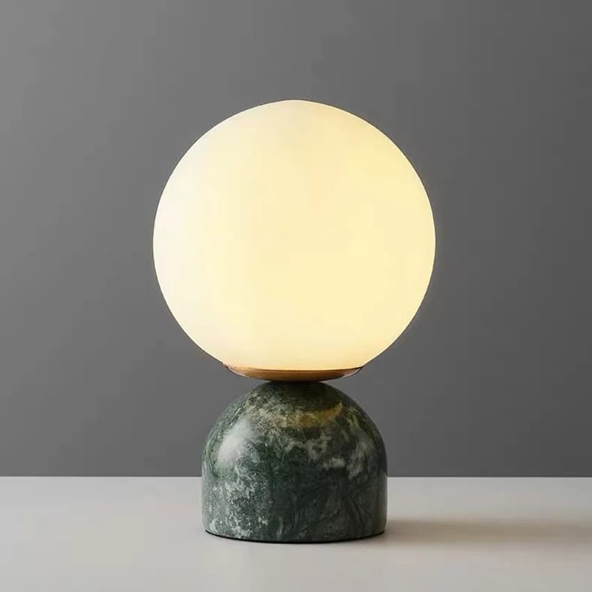 Nordic bedside marble table lamp modern minimalist living room bedroom study room table light fixture restaurant cafe desk lamp