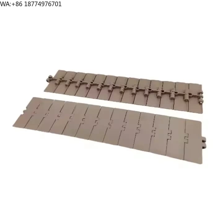 820 conveyor belt with Chemical Protection, Single Hinge Structure, Low friction and resistance to wear, Custom length