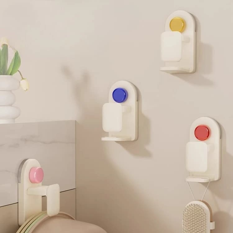 Gancio per lavabo con ventosa dopamina, supporto per lavabo, organizer per bagno, portaoggetti per WC, dispositivo per appendere lavabo senza trapano