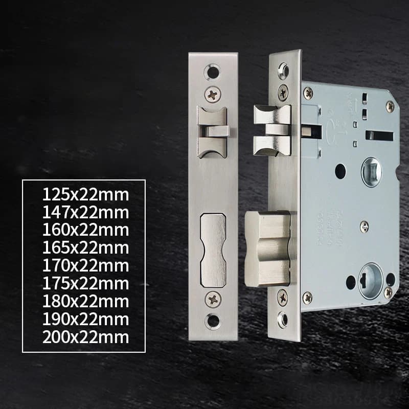EGFirtor Body electronic lock metal stainless steel 5050 to be threaded for Tuya smart lock with facial recognition for fingerprints