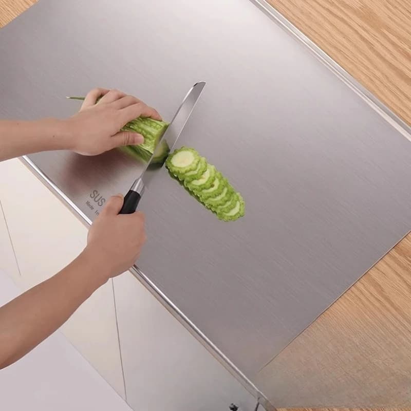 304 stainless steel ultra slim cutter Foldable Anti-slip pastry pad Anti-slip cutting tool Kitchen preparation