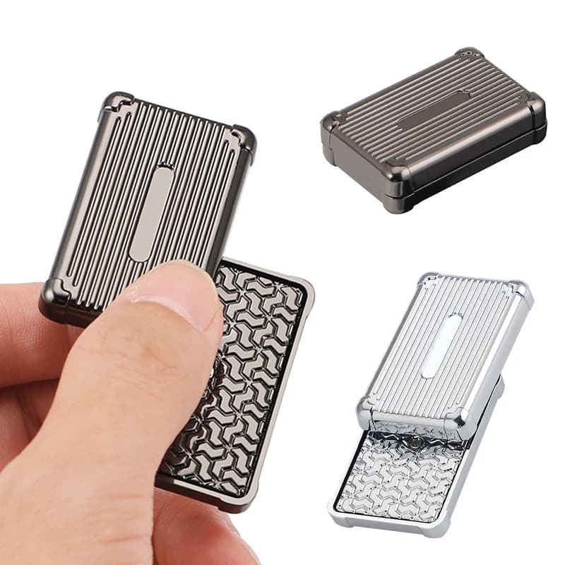 Slider Magnetico in Metallo Push-Pull Antistress, Giocattolo Portatile per Alleviare l'Ansia, Regalo Fidget Toy