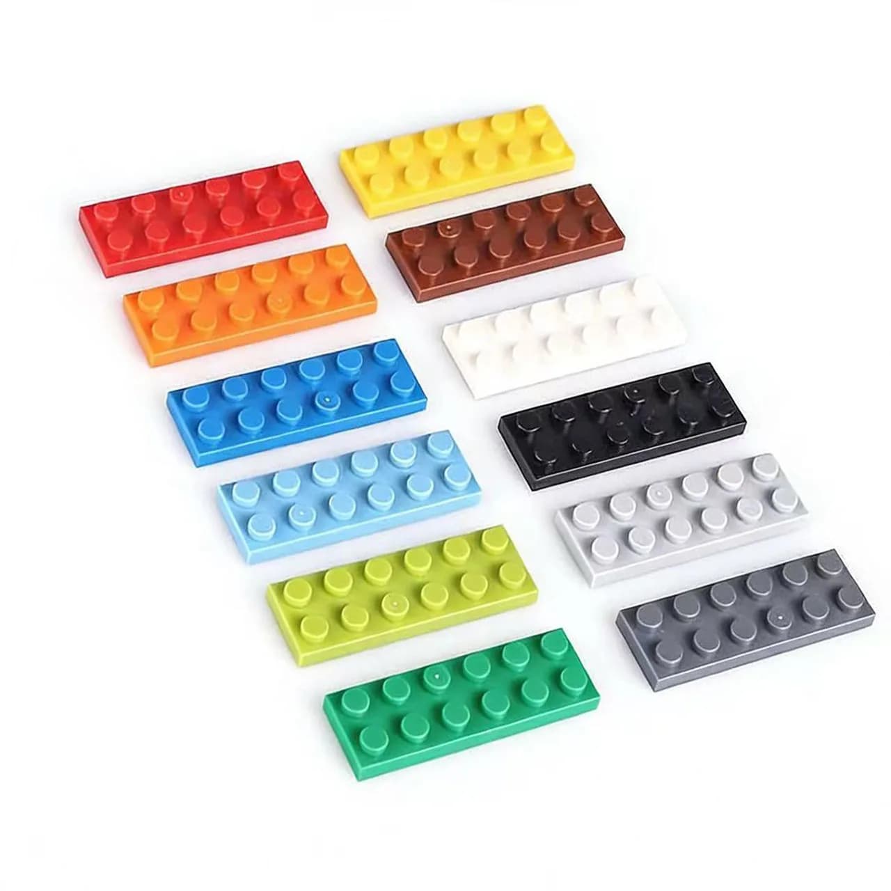 40pcs 3795 MOC 2x6 Dots Bulk Building Blocks Bricks Thin Figures Bricks Educational Creative Size Compatible with 3795 Toys
