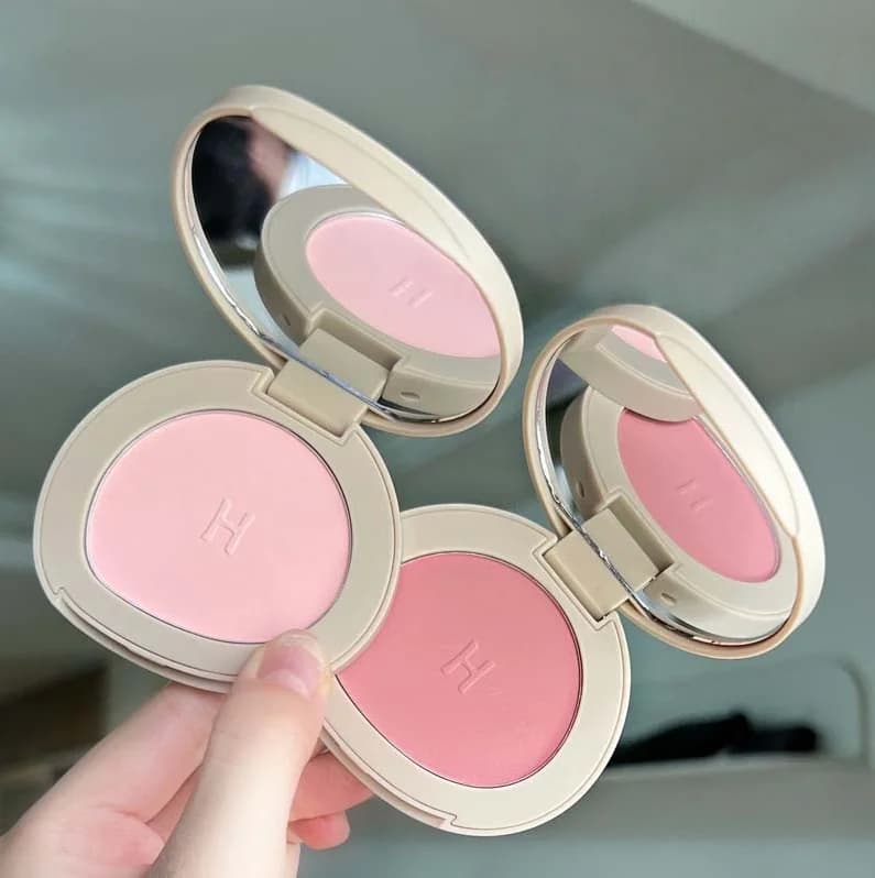 Blush Monocromatico Impermeabile a Lunga Durata Peach Orange Kabus Soft Matte Semulajadi Rouge