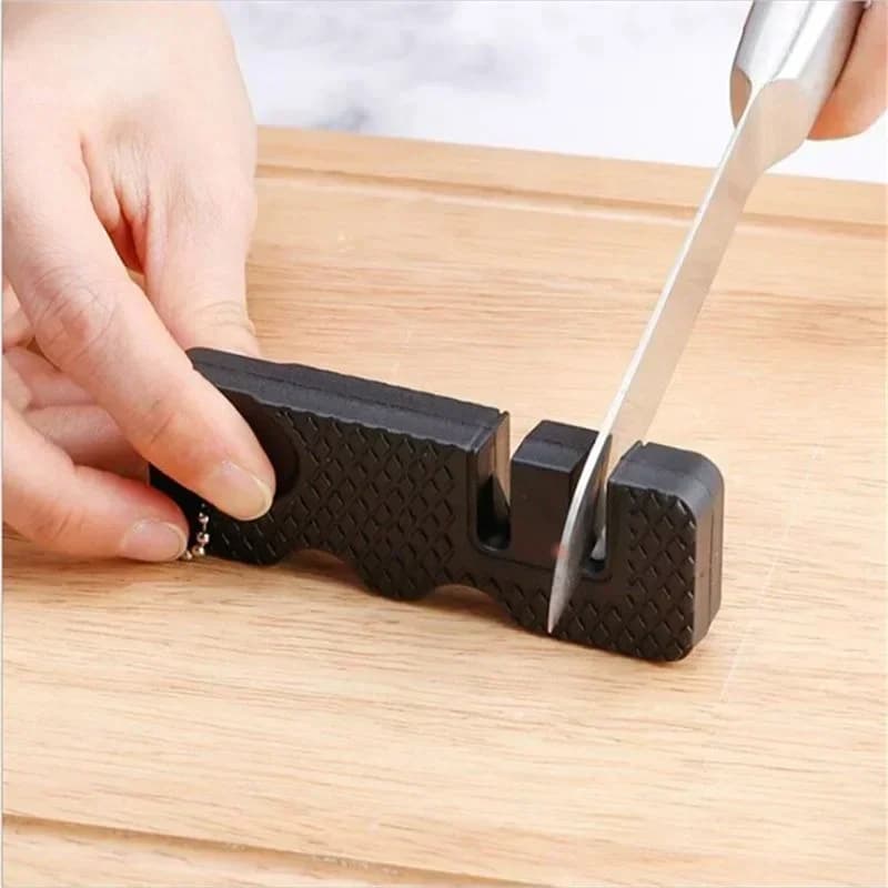Multifunctional sharpeners Simple carbide knife Stone for sharpening Ceramic pocket Sharpen scissors Sharpen knives Accessories