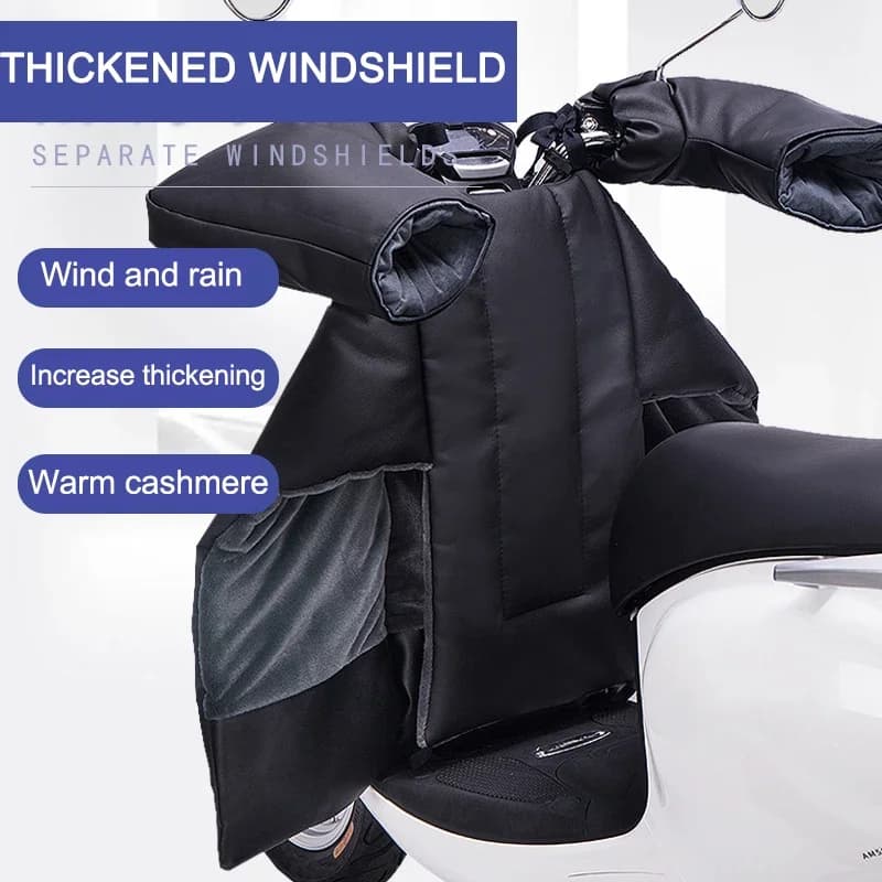 Coprigambe invernale per scooter Pioggia Vento Protezione fredda Ginocchio Coperta da moto Scaldamuscoli Copri gamba Trapunta invernale impermeabile
