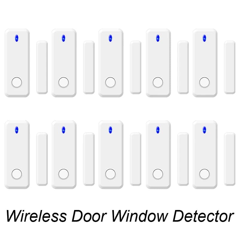 Sensore per porte e finestre senza fili Rilevatore per porte aperte 433 MHz Funziona con il nostro sistema di allarme antifurto per la sicurezza domestica intelligente G03 G12 G30 G50 G60