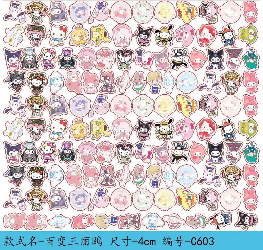 Nuovo foglio acrilico Sanrio pastello Shin-chan Cartoon Double-sided trasparente 4cm fatto a mano fai da te decorativo Patch materiale regalo Guka