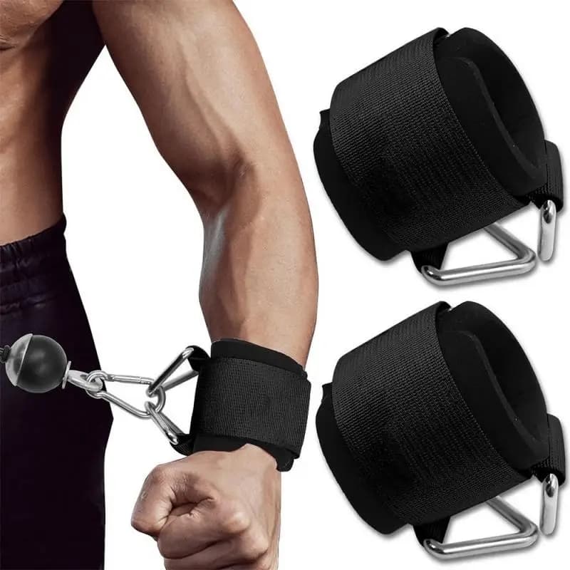 Cinturini per Caviglie Regolabili con Anello a D, Supporti per Esercizi di Palestra, Allenamento Gambe, Protezione Sportiva, Accessori per Adduttori
