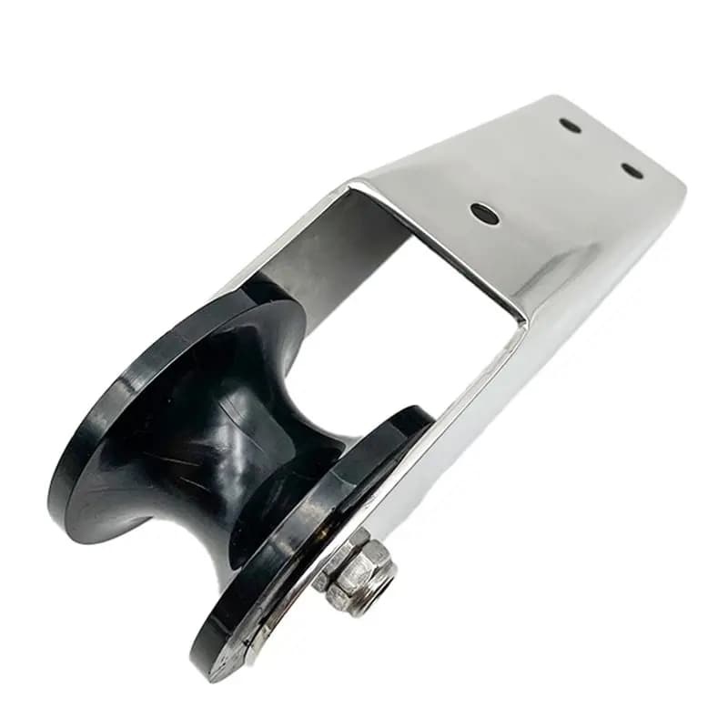 ABTC-Supporto per supporto per rullo di sollevamento per yacht con rullo di ancoraggio ad arco in acciaio inossidabile 316 per stampaggio rimorchio per barche
