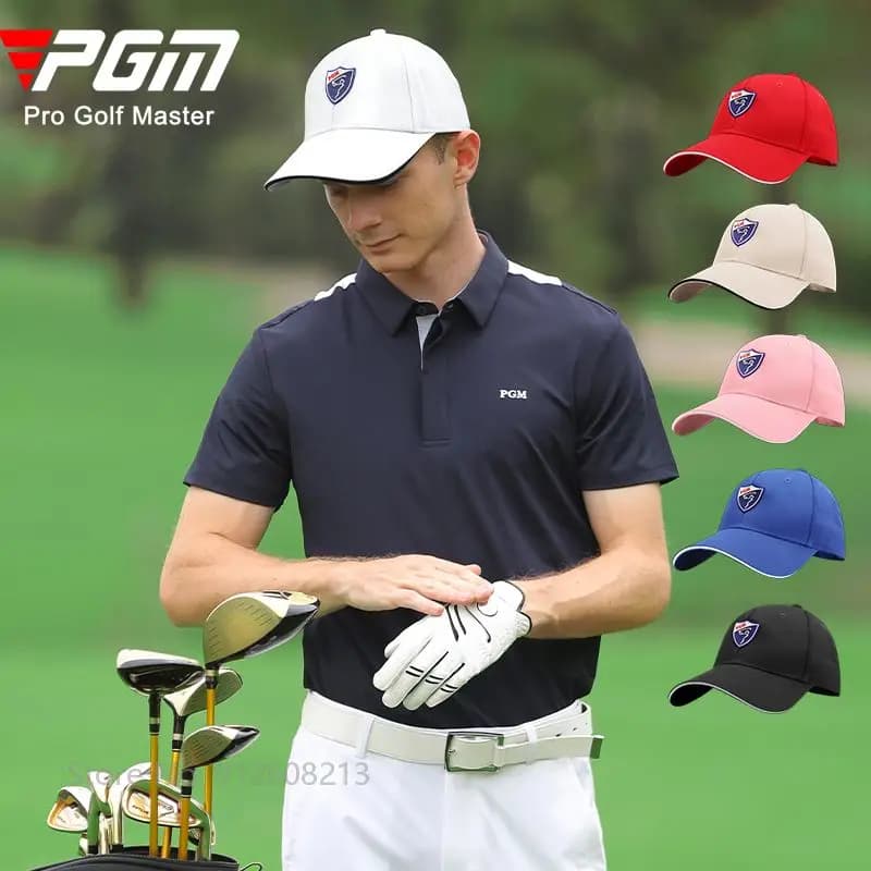 PGM Cappello da golf traspirante unisex con visiera parasole Cappellino da golf traspirante per donna Uomo Cappelli sportivi da esterno a prova di raggi UV Protezione solare Berretto da tennis