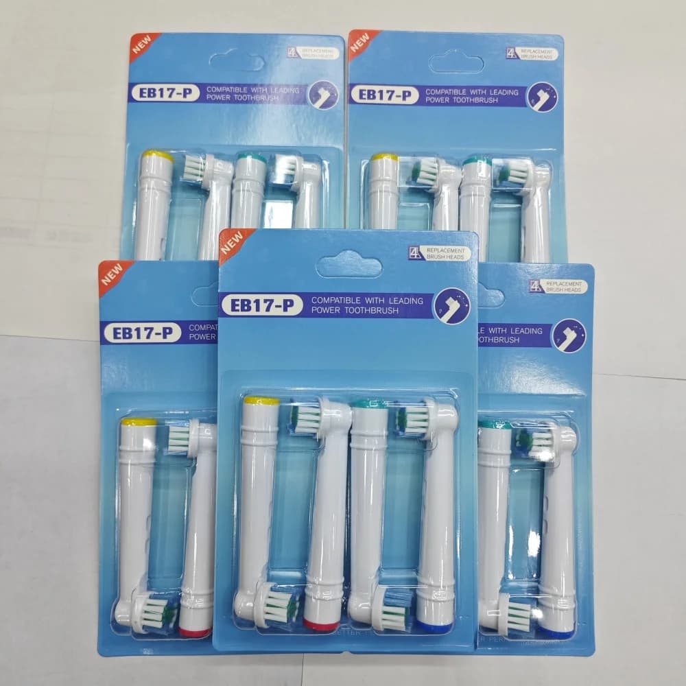 Wholesale 4/16/20/80 pz Set/lot Electric Toothbrush Head For Oral B Sensible Replacement heads D25 D30 D32 D18 4739 3709