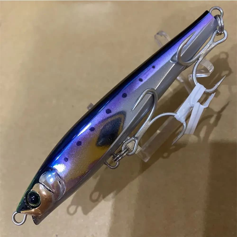 50G/110MM Crankbaits Tackle Fish Hooks Minnow Lures Winter Fishing Sinking Pencil Sinking Minnow Baits