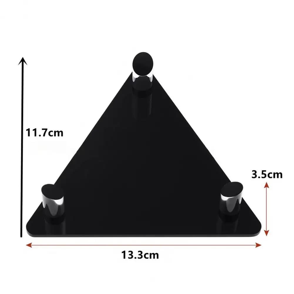 Affidabile supporto per pallavolo da calcio a triangolo, espositore per palla resistente all'usura, supporto per basket, rugby, rack per sport con palline