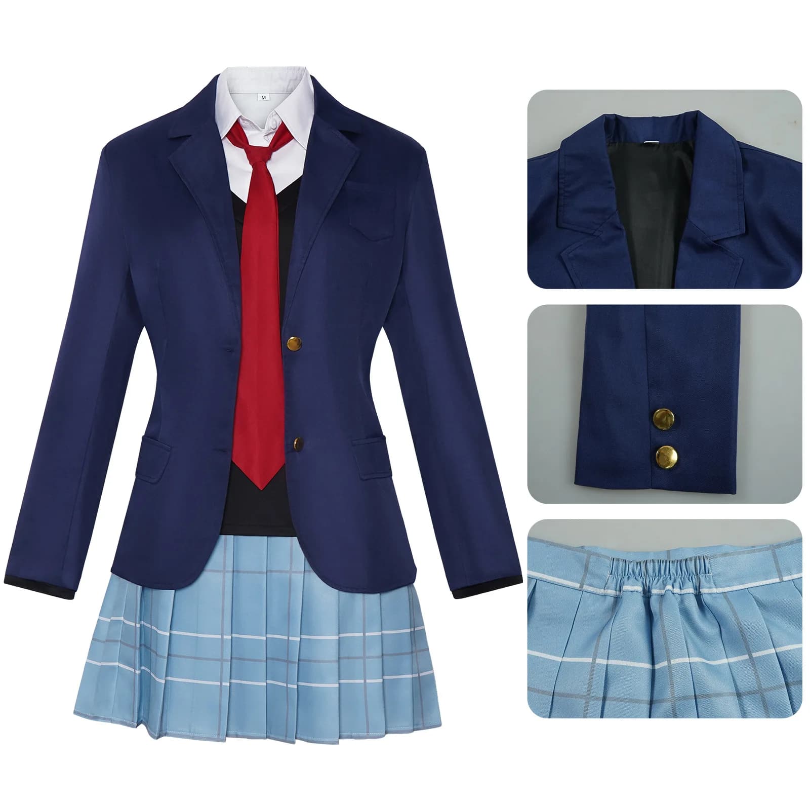 Il mio Dress-Up Darling Kitagawa Marin Costume Cosplay Gojo Wakana Uniforme scolastica Anime Cos Abiti Costume di Carnevale di Halloween