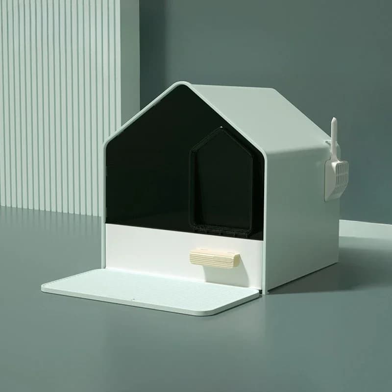 Contenitore sanitario Padelle per gatti Lettiera moderna Toilette Sabbiera Padelle per gatti Vassoio portatile Areneros Gatos Cerrados Forniture per gatti