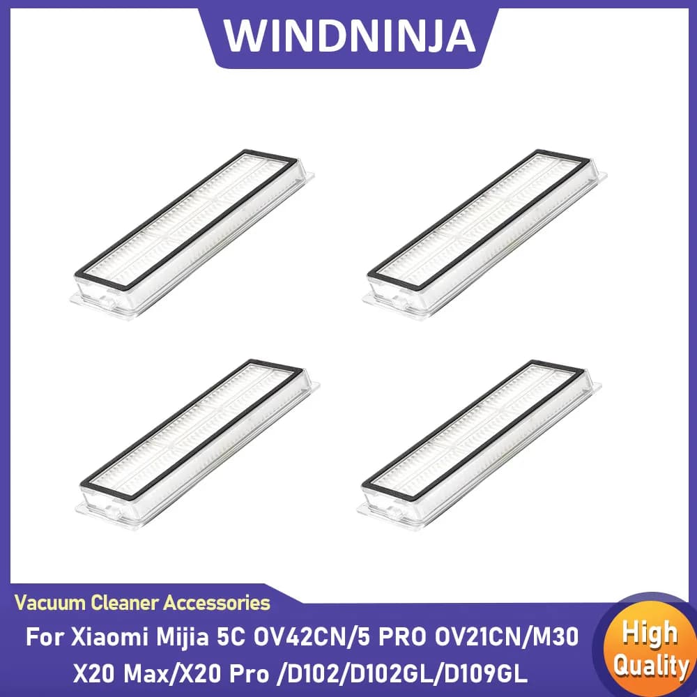 Filtro Hepa per aspirapolvere robot Xiaomi Mijia 5 PRO/OV21CN/5C/OV42CN M30 D102 M40S OV31CN X20 Pro D102GL X20 Max D109GL