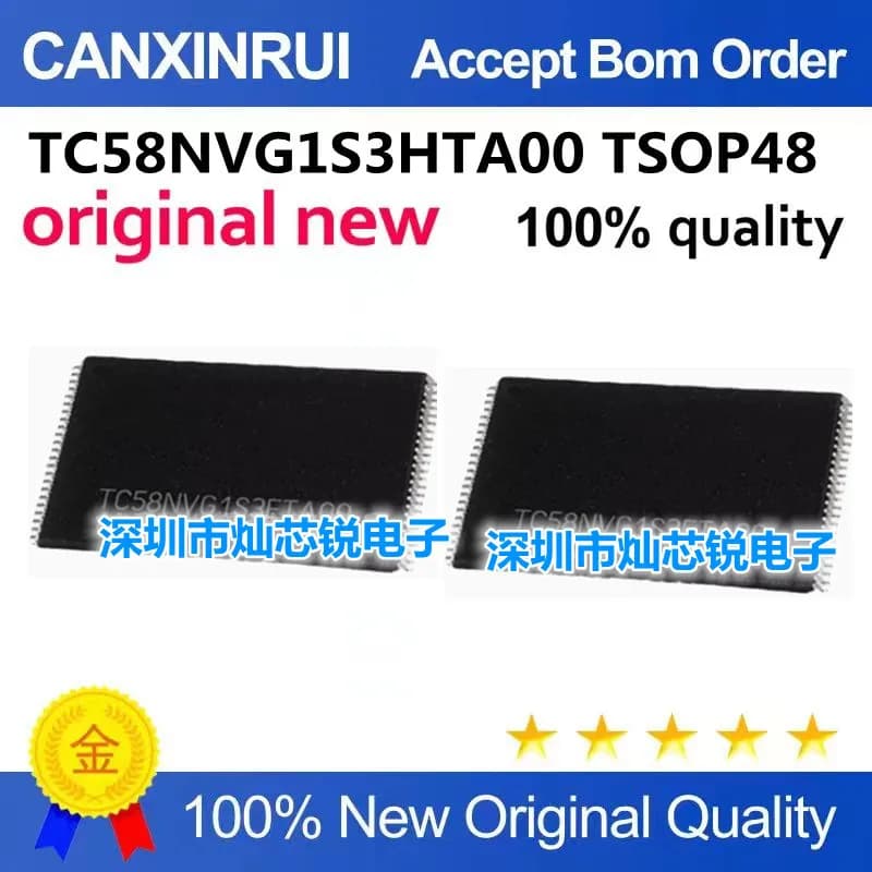Chip di memoria flash originale TC58NVG1S3HTA00 TSOP48 2G; in magazzino